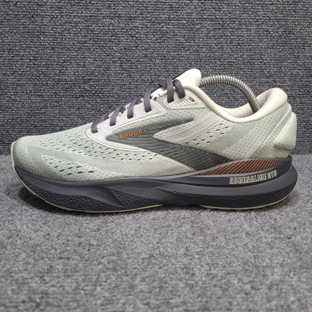 Brooks Adrenaline GTS 24 Womens Size 11 Green Black Running Shoes Sneakers - Picture 9 of 15